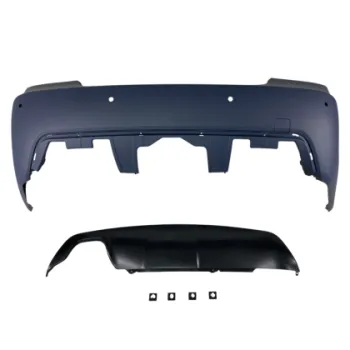 Πίσω προφυλακτήρας για BMW E60 sedn (2003-2007) - M pack design με ανοίγματα για parktronic 24mm