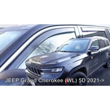 Ανεμοθραύστες για Jeep Grand Cherokee (2021+) long - 4τμχ. εμπρός και πίσω