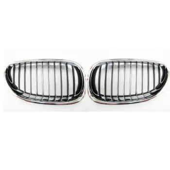 Μάσκα για BMW E60 (2003-2010) - chrome - 2τμχ.