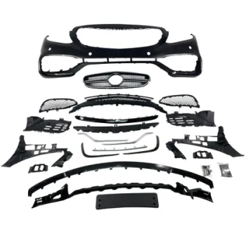Προφυλακτήρας εμπρός για Mercedes C-class W205 (2014+) - AMG look - με diffuser και μπούκες