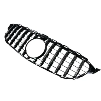 Μάσκα για Mercedes W205 C-class (2014-2021) chrome/black - GT