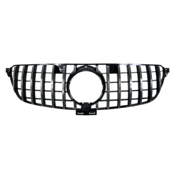 Μάσκα για Mercedes GLE W166 SUV / C292 coupe (2015-2019) chrome/black - GT