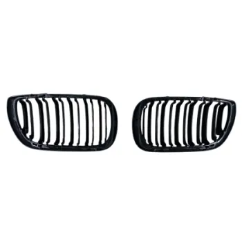 Μάσκα για BMW E46 (2001-2005) sedan - διπλές γυαλιστερές - 2τμχ.
