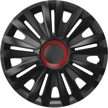 Τάσια Versaco Royal Red Ring / Μαύρο - 16'' σετ - 4τμχ.