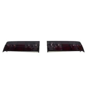 Πίσω φανάρια BMW E30 (1983-1987) - μαύρα χρωμίου - σετ 2τμχ.