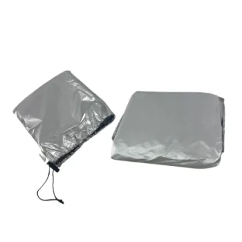 Ημικουκούλα αυτοκινήτου 292 x 147 x 51 cm - καλοκαιρινή / χειμερινή γκρι χρώμα - μέγεθος L -1 τμχ.