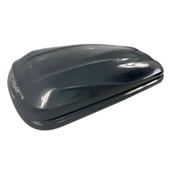 Μπαγκαζιέρα οροφής Junior Altro 185x80x41cm με διπλό άνοιγμα με κλειδί, 460 λίτρα - Γκρι υαλιγστερή