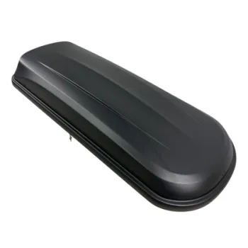 Μπαγκαζιέρα οροφής Junior Xtreme 2 195x78x39cm με διπλό άνοιγμα και κλειδί, 445 λίτρα - μαύρη