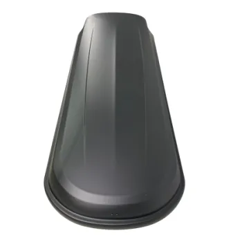 Μπαγκαζιέρα οροφής Junior Xtreme 2 195x78x39cm με διπλό άνοιγμα και κλειδί, 445 λίτρα - μαύρη