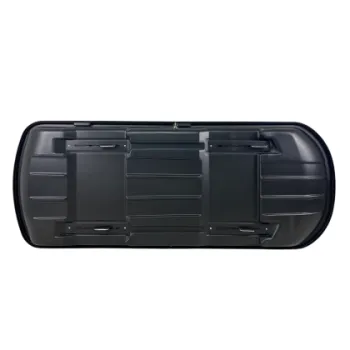Μπαγκαζιέρα οροφής Junior Xtreme 2 195x78x39cm με διπλό άνοιγμα και κλειδί, 445 λίτρα - μαύρη