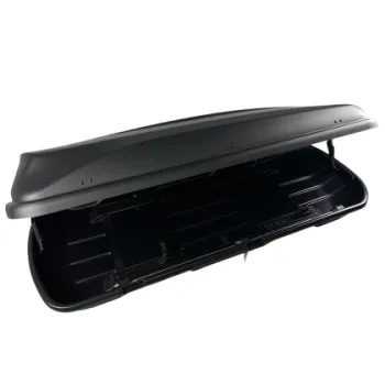 Μπαγκαζιέρα οροφής Junior Xtreme 2 195x78x39cm με διπλό άνοιγμα και κλειδί, 445 λίτρα - μαύρη