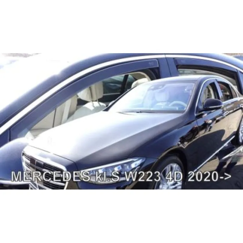 Ανεμοθραύστες για Mercedes S-Class W223 (2020+) sedan - 4τμχ. εμπρός και πίσω Ανεμοθραύστες για Mercedes S-Class W223 (2020+) sedan - 4τμχ. εμπρός και πίσω