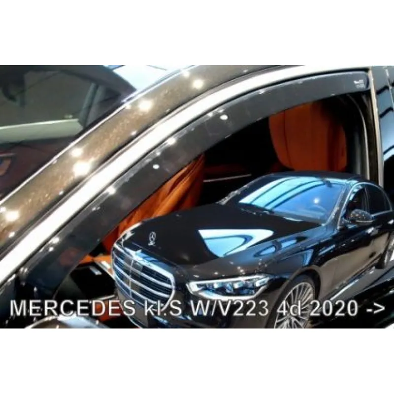 Ανεμοθραύστες για Mercedes S-Class W223 / V223 (2020+) sedan - 2τμχ. εμπρός Ανεμοθραύστες για Mercedes S-Class W223 / V223 (2020+) sedan - 2τμχ. εμπρός