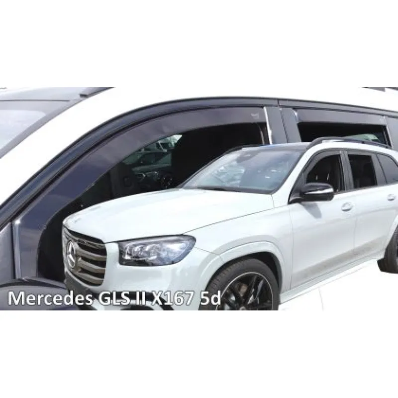 Ανεμοθραύστες για Mercedes GLS X167 (2019+) - 4τμχ. εμπρός και πίσω