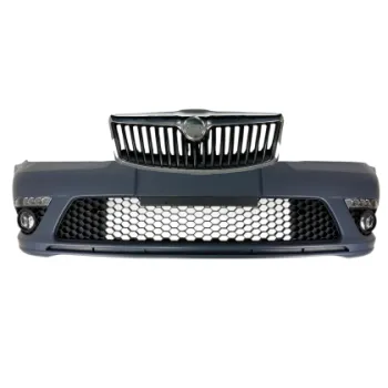 Προφυλακτήρας εμπρός για Skoda Octavia 2 (2009-2013) facelift με φώτα ημέρας και προβολάκια