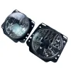 Φανάρια εμπρός με σταυρό Vw Golf II (1983-1993) - chrome ,  χωρίς  λάμπες (Η 4 ) - σετ 2τμχ.