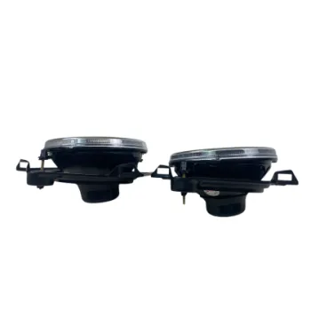 Φανάρια εμπρός με σταυρό Vw Golf II (1983-1993) - chrome ,  χωρίς  λάμπες (Η 4 ) - σετ 2τμχ.