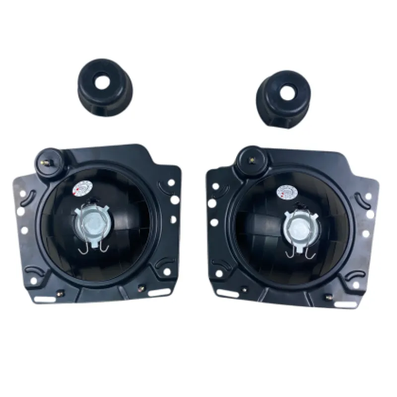 Φανάρια εμπρός με σταυρό Vw Golf II (1983-1993) - chrome ,  χωρίς  λάμπες (Η 4 ) - σετ 2τμχ.