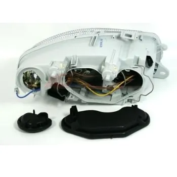 Φανάρια εμπρός για Alfa Romeo 147 (2001-2004) - , μαύρα , χωρίς λάμπες (Η7/H1) - σετ 2τμχ.