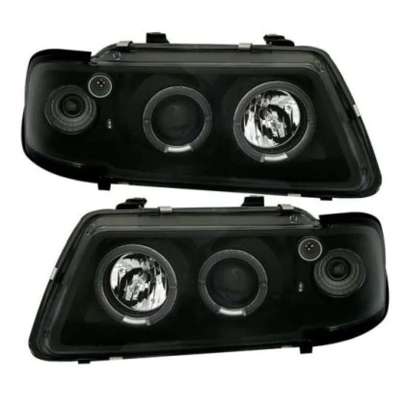 Φανάρια εμπρός angel eyes για Audi A3 (1996-2000) - μαύρα , με λάμπες (Η1) - σετ 2τμχ. Φανάρια εμπρός angel eyes για Audi A3 (1996-2000) - μαύρα , με λάμπες (Η1) - σετ 2τμχ.