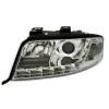 Φανάρια εμπρός led για Audi A6 με φώτα ημέρας (1997-2001) / Allroad 1999-2005 - chrome , με λάμπες (Η1) - σετ 2τμχ. Φανάρια εμπρός led για Audi A6 με φώτα ημέρας (1997-2001) / Allroad 1999-2005 - chrome , με λάμπες (Η1) - σετ 2τμχ.