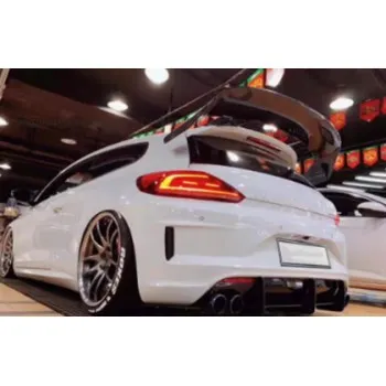 Diffuser προφυλακτήρα Vw Scirocco (2010-2014) Blade - μαύρο γυαλιστερό